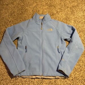 The North Face Windwall Sky Blue Full-Zip Fleece Jacket- Women’s S